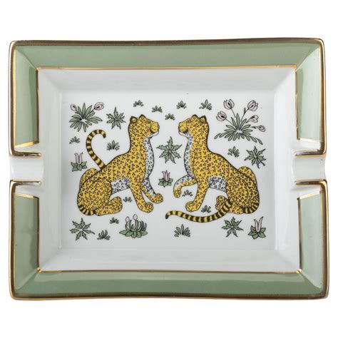 hermes ash tray leopards|Hermes ashtrays for sale.